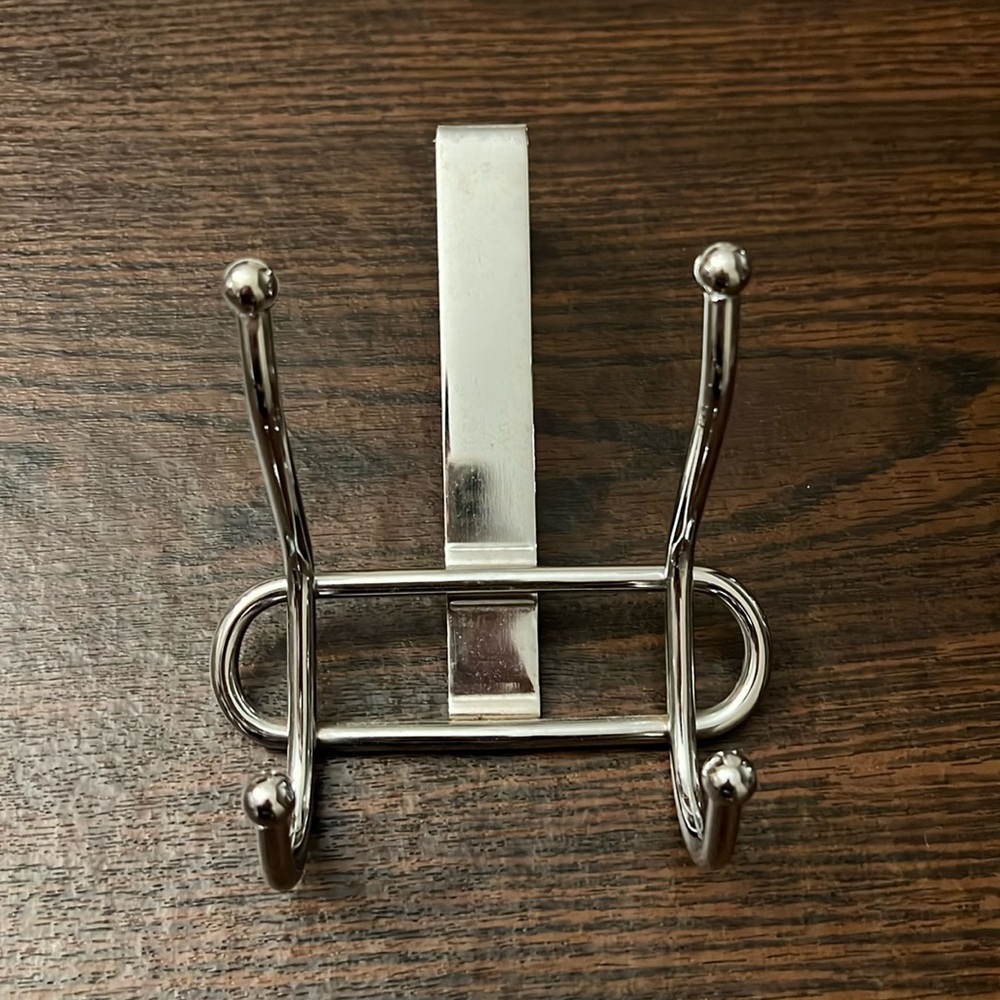 Two Pronged Shower Towel Hook